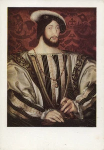 Alte Kunstkarte - Clouet - Porträt von Francois I. - König von Frankreich - Bild 1 von 1