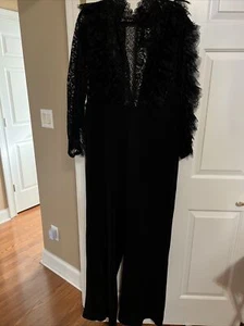 Fashion Nova In My Shadow Lace Stretch Jumpsuit - 1X - Picture 1 of 6