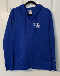 Soffe Women’s Junior Size Large Blue University Of Kentucky Long Sleeve Hoodie 