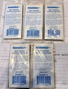 LOTE DE 4 LENTES TECHNIWELD 2" X 4 1/4" SOMBRA 11 P/N L2H11 JUEGO DE 5 - Imagen 1 de 1