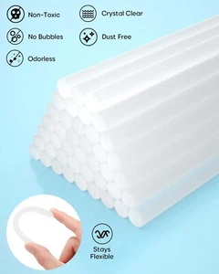 SHALL Hot Melt Glue Gun Stick Mini Clear White DIY Art Craft Wholesale - Picture 1 of 35