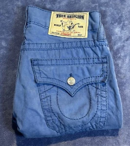 Jeans uomo True Religion dritto grande T blu surf taglia 31 - Foto 1 di 13