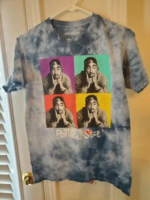 Футболка мужская Chemistry Poetic Justice Tupac Shakur 2 упаковки размер S галстук краситель  - Изображение 1 из 4