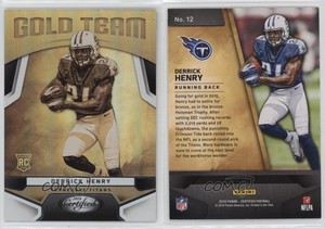 2016 Certified Gold Team Derrick Henry #12 Rookie RC