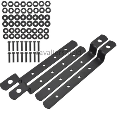 Kit de soporte de montaje de barras de soporte de alforja rígidas de hierro metálico universal para motocicleta Foto 1 de 4