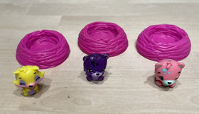RARE Sparkly Raspoon Hatchimals Minis Colleggtibles Collectables Set of 3 Figs