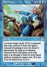 MTG-1x-Moderate Play, English-Spelljack - Foil-Judgment