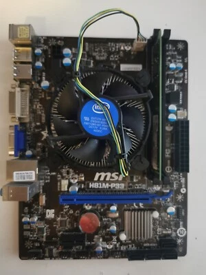 MSI H81M-P33 LGA 1150 microATX - I3-4130 - Immagine 1 di 2