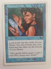 Sleight Of Hand 98/350 7th Edition Magic The Gathering