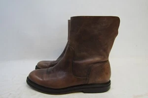 Kelsi Womens Size 7.5 M Brown Leather Ankle Fashion Boots Bootie - Picture 1 of 10