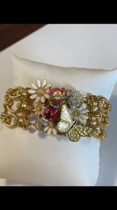 Juicy Couture Vintage 3 Row Chain Nature Clasp Bracelet - Picture 1 of 10