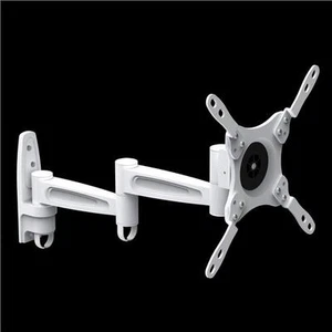 Fits UE22H5610AK SAMSUNG 22" WHITE TV WALL BRACKET SWIVEL & TILT - Picture 1 of 4