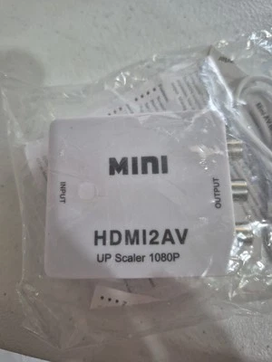 HDMI To RCA Mini Composite 1080P Audio Video AV CVBS Adapter Converter For TV P - Image 1 of 4