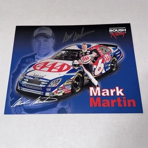 Mark Martin ROUSH RACING AAA #6 FORD FUSION 2006 NASCAR HOF LEGEND signed photo - Picture 1 of 1