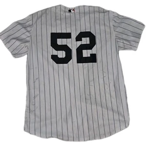 New York Yankees #52 C.C Sabathia Size 54 Majestic Jersey 2009 Small Stains - Picture 1 of 4