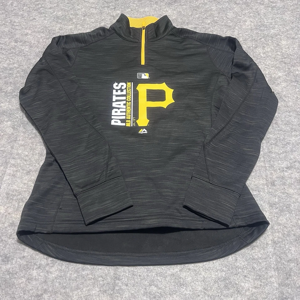 Pittsburgh Pirates MLB Majestic Therma Base Women Baseball Medium Sweatshirt - Image 1 of 4