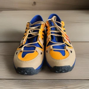 Nike ACG Air Exploraid Men's Sz 9 Shoes FJ1920 400 Blue Yellow Hiking Sneakers - Picture 1 of 10