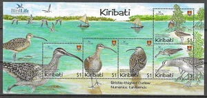 Kiribati 2004 Wildlife Fauna Birds Vögel Oiseaux Curlew compl MS MNH - Picture 1 of 1
