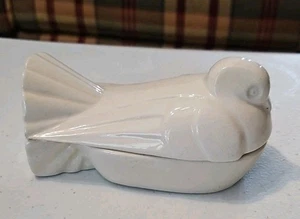 Paloma en un nido vintage hecha en Francia - Imagen 1 de 6