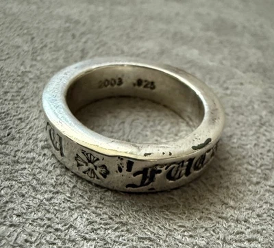 Anillo espaciador Chrome Hearts Fxxk You 6 mm 🔥 Mejor precio *Usado* 2003  Foto 1 de 4
