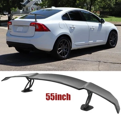 55" Gloss Black Rear Trunk Spoiler GT style Racing Wing For Volvo S60 2002-2022 - Imagem 1 de 4