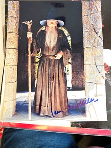 Ian Mckellen Hand Signed A4 Photo Autograph Memorabilia Lord of the Rings - Picture 1 of 9