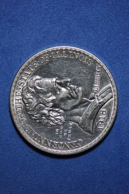 1918 LINCOLN CENTENNIAL COMMEMORATIVE HALF DOLLAR #K57782 - Image 1 of 2