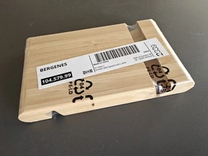 IKEA Bergenes Bambusowy uchwyt na telefon komórkowy tablet stojak na telefon komórkowy - Zdjęcie 1 z 11