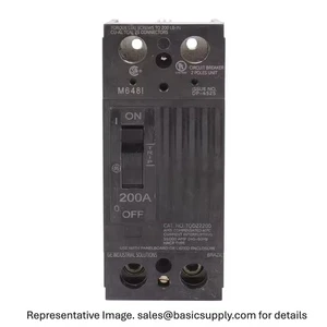 TQD22175 GE 2-Pole 175A Circuit Breaker Pre-Owned - Picture 1 of 2