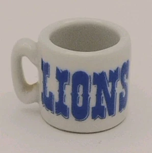 NFL Detroit Lions 1" Miniature Ceramic Coffee Mug, Cup - Picture 1 of 8