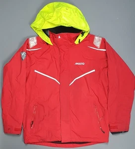 Musto Performance BR1 Men’s Sailing Jacket Coat Red Hooded Size Medium - Imagen 1 de 13