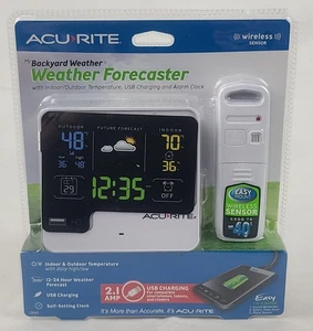 AcuRite Weather Forecaster With Indoor/Outdoor Temperature USB - Picture 1 of 2