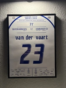 HSV Van der Vaart‘s Traumtor beim Auswärtssieg bei den Bayern 2007 30x40 Bild  - Bild 1 von 1