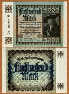 Deutschland, 5000 (5.000) Mark, 1922, P-81, aUNC - Bild 1 von 1