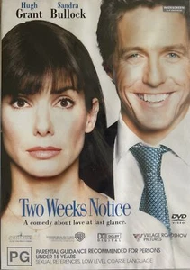 DVD NUEVO: Aviso de dos semanas - Comedia romántica 2002, Hugh Grant y Sandra Bullock - Imagen 1 de 2