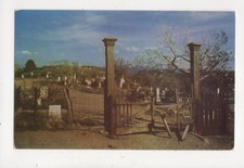 Virginia City Cemetery Nevada USA Postcard 850a