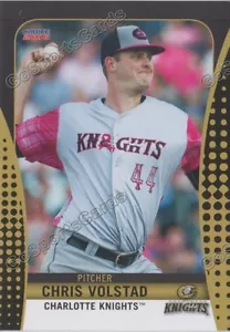 Charlotte Knights Chris Volstad RC 2016 novato White Sox - Imagen 1 de 1