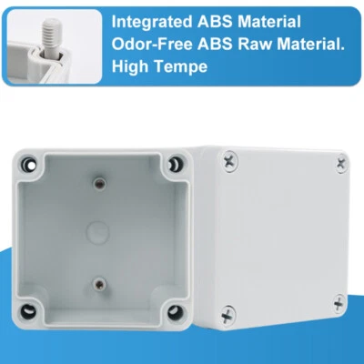 Junction Box IP67 Waterproof Project Box Dustproof ABS Plastic Electrical Boxes - Image 1 of 4