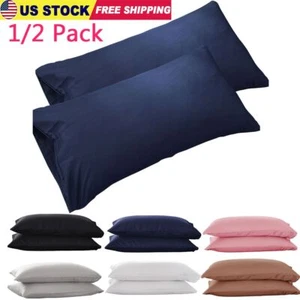 Body Pillow Case Ultra Soft Microfiber Pillowcase Body Pillow Cover 20 x 36 inch - Picture 1 of 22