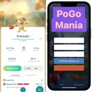 Shiny Smeargle✨Lock-On/Flying Press moveset✨mini PTC 20k✨(read description) - Picture 1 of 1