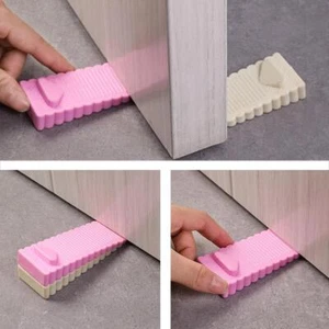Door Stop Home Block Wedge Anti-collision Door Stop Silicone High Quality F6A2 - Picture 1 of 18