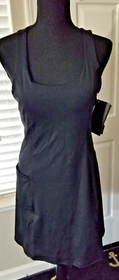 HIND Sports Dress w/ Hiden Shorts. Black Tennis, Ladies. Small  NEW. - Image 1 of 4