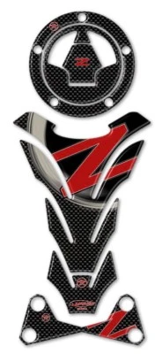 Stickers Kit Gel 3D Z750 Z1000 Compatible for Motorcycle Kawasaki Z 750-1000 Red - Image 1 of 4