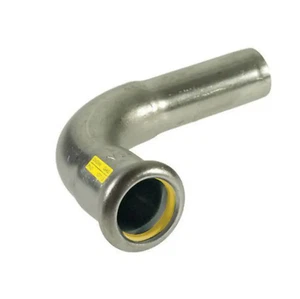 Pegler Xpress 28mm 90 degree street elbow stainless steel gas press fit 21600 - Picture 1 of 3