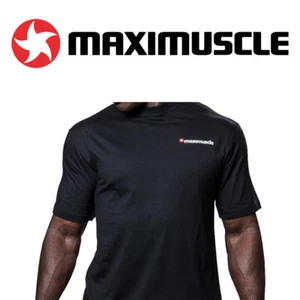 Maxi Muscle Maxi Nutrition Gym T-Shirt Black Size XL - Picture 1 of 1