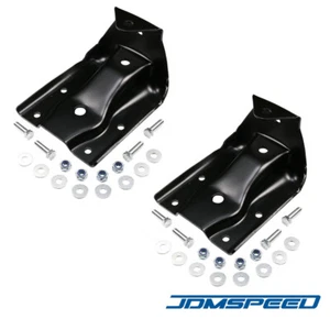 Set 2 Rear Leaf Spring Hanger Shackle Bracket Kit for Chevy Silverado GMC Sierra - Picture 1 of 6