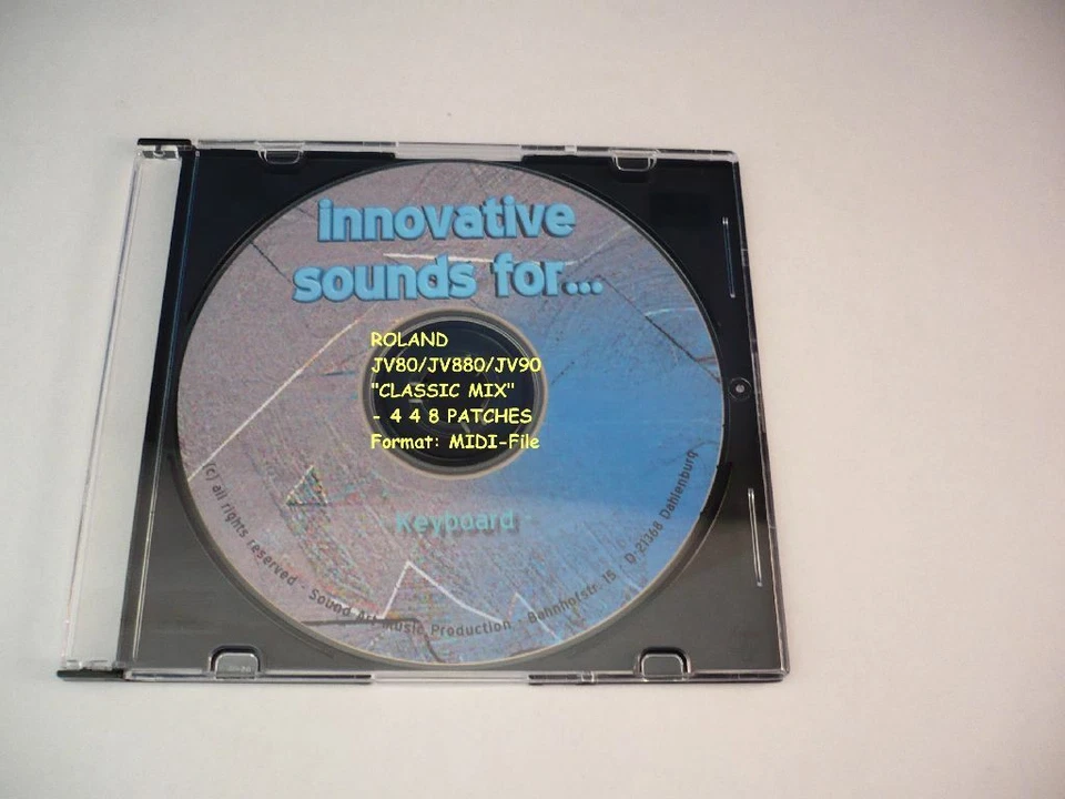 SOUND ART ROLAND JV80/JV880/JV90-SERIE ..."CLASSIC MIX" 4 4 8 NEUE SOUNDS im MIDI File !!!