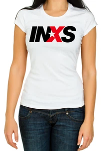 INXS 3/4 Short sleeve Woman T Shirt K100 - Picture 1 of 3
