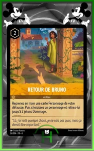Retour de Bruno - 26/204 - Chapitre 4 - Carte Lorcana Française Neuve - Picture 1 of 1