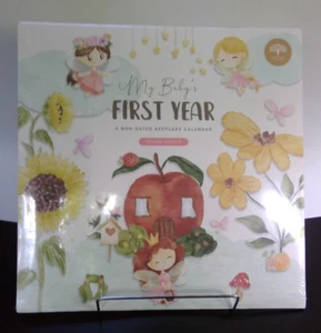 My Baby’s FIRST YEAR non-dated Keepsake Calendar w/stickers - Fairy NEW SEALED - Picture 1 of 9